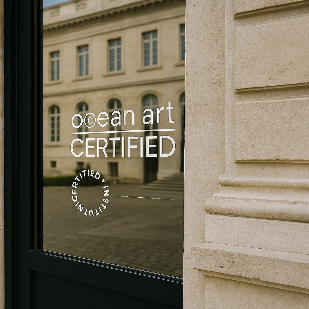OCEAN ART Certification - Museums & Institutions ( valid for 3 years)